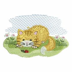 Country Kitty 09 machine embroidery designs