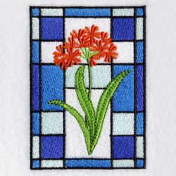 Stained Glass Flowers 2 08 machine embroidery designs