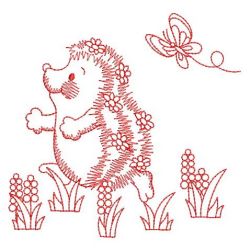 Redwork Hedgehogs 04(Sm) machine embroidery designs