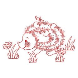Redwork Hedgehogs 05(Md) machine embroidery designs