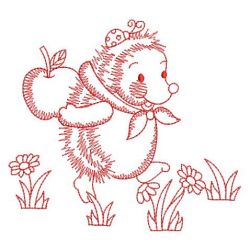 Redwork Hedgehogs 06(Sm) machine embroidery designs