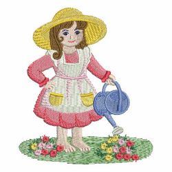 Country Girls 04 machine embroidery designs