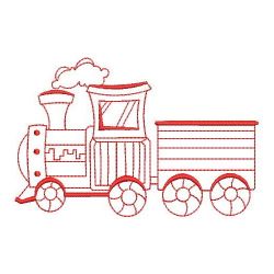 Redwork Transport 06(Sm) machine embroidery designs