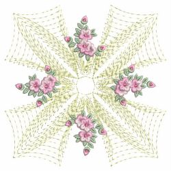 Floral Enticement Quilt 4(Lg) machine embroidery designs