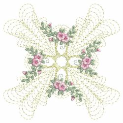Floral Enticement Quilt 4 03(Sm) machine embroidery designs