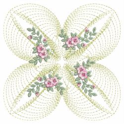 Floral Enticement Quilt 4 04(Lg) machine embroidery designs