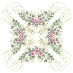 Floral Enticement Quilt 4 07(Sm) machine embroidery designs