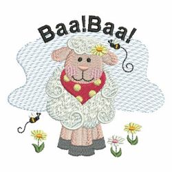 Country Sheep 01 machine embroidery designs
