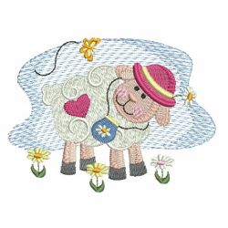 Country Sheep 10 machine embroidery designs