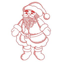 Redwork Santa Claus 04(Md)