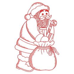 Redwork Santa Claus 06(Sm)