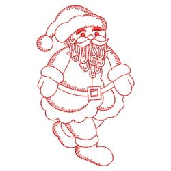 Redwork Santa Claus 07(Md)