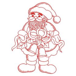 Redwork Santa Claus 08(Md)