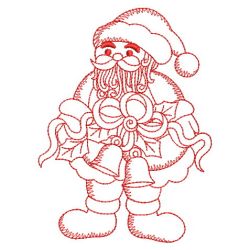 Redwork Santa Claus 08(Lg) machine embroidery designs