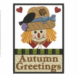 Fall Scarecrow 02 machine embroidery designs