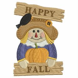 Fall Scarecrow 15 machine embroidery designs