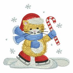 Christmas Kitty 03 machine embroidery designs