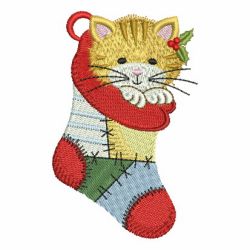Christmas Kitty 04 machine embroidery designs
