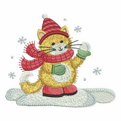 Christmas Kitty 06 machine embroidery designs