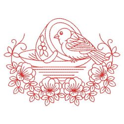 Redwork Tea Time 05(Md) machine embroidery designs