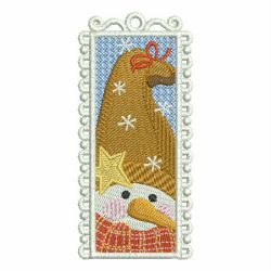 FSL Snowman Bookmarks 04 machine embroidery designs