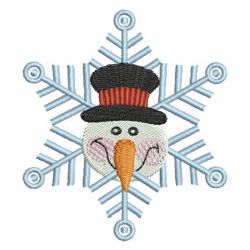 Snowflake Snowmen 03 machine embroidery designs