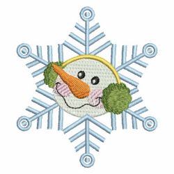 Snowflake Snowmen 05 machine embroidery designs