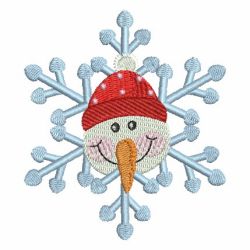Snowflake Snowmen 06 machine embroidery designs