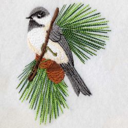 Black Capped Chickadee 03(Sm) machine embroidery designs