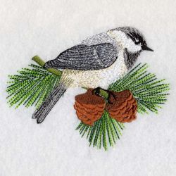 Black Capped Chickadee 05(Lg) machine embroidery designs