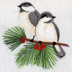 Black Capped Chickadee 06(Lg) machine embroidery designs