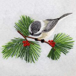 Black Capped Chickadee 09(Lg) machine embroidery designs