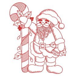 Redwork Santa Claus 2 01(Md) machine embroidery designs