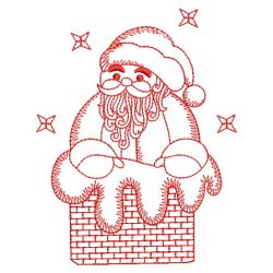 Redwork Santa Claus 2 07(Md) machine embroidery designs