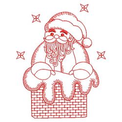 Redwork Santa Claus 2 07(Lg)