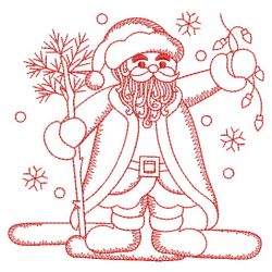 Redwork Santa Claus 2 09(Lg)