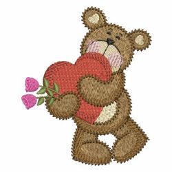 Valentine Teddy 02 machine embroidery designs