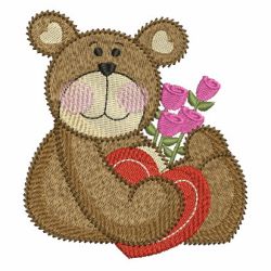 Valentine Teddy 04 machine embroidery designs