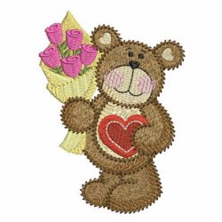 Valentine Teddy 06 machine embroidery designs