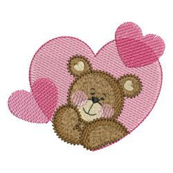 Valentine Teddy 07 machine embroidery designs