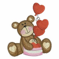 Valentine Teddy 09 machine embroidery designs