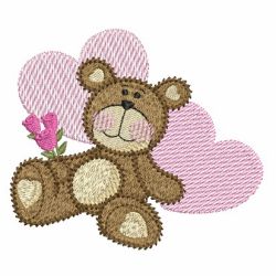 Valentine Teddy 10 machine embroidery designs