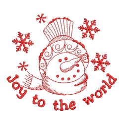 Redwork Let It Snow 10(Md) machine embroidery designs