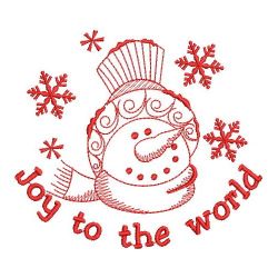 Redwork Let It Snow 10(Lg) machine embroidery designs