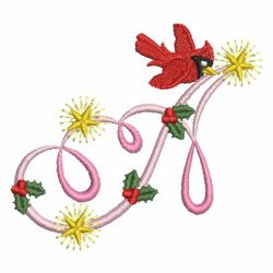 Christmas Alphabet machine embroidery designs