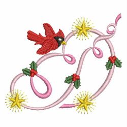 Christmas Alphabet 04 machine embroidery designs