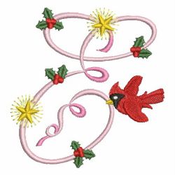 Christmas Alphabet 05 machine embroidery designs