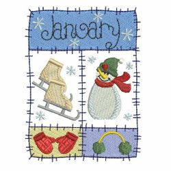 12 Months Of The Year 01 machine embroidery designs