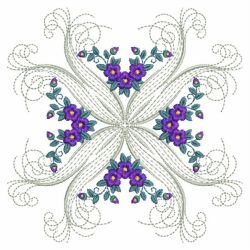 Floral Enticement Quilt 5(Lg) machine embroidery designs