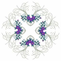 Floral Enticement Quilt 5 05(Sm) machine embroidery designs